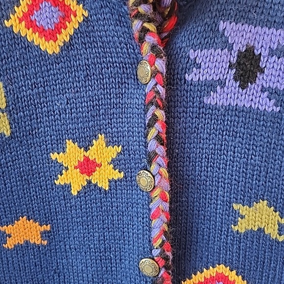 Coldwater Creek 100% Wool Sweater Vest Sz M - Picture 3 of 5